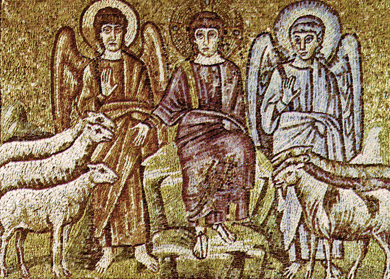 800px-Ravenna,_sant'apollinare_nuovo_cristo_divide_le_pecore_dai_capretti_(inizio_del_VI_secolo)