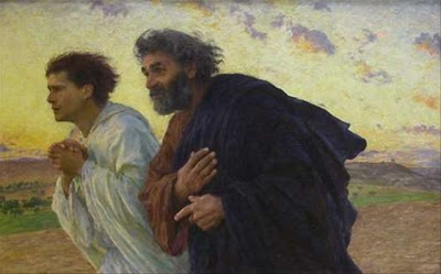 Pedro Y Juan ante la resurrección