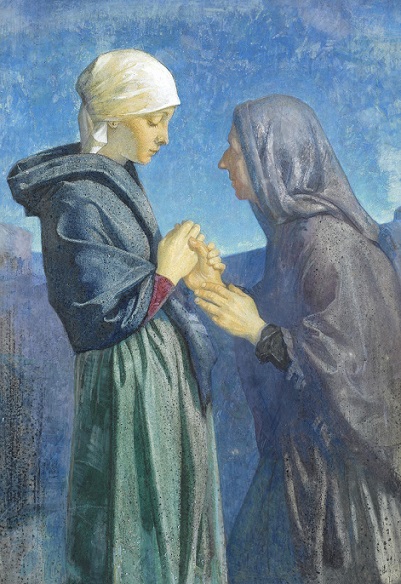 Dorothy Webster Hawksley, (1884-1970) Visitación de María a su prima Isabel
